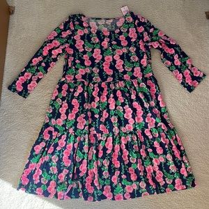 NWT Lilly Pulitzer Geanna Dress Oyster Bay Navy